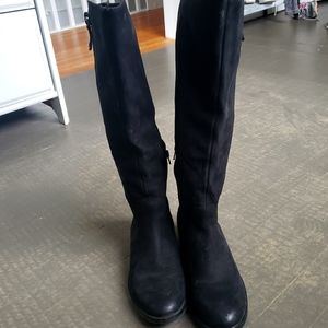 ALDO Tall Black Leather Boots